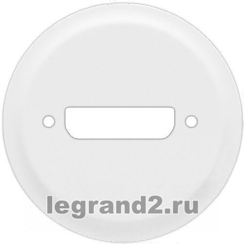 Лицевая панель Celiane для розетки аудио/видео HD15 (VGA), белая