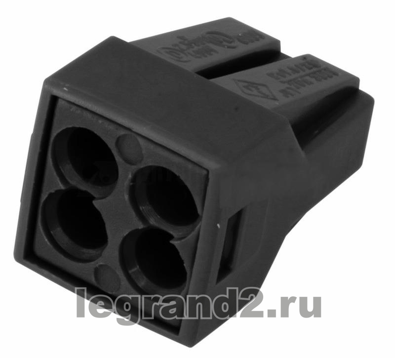 Электромонтажные экспресс-клеммы 773-304 (4*2.5мм? с пастой) REXANT Электромонтажные экспресс-клеммы 773-304 (4*2.5мм? с пастой) REXANT