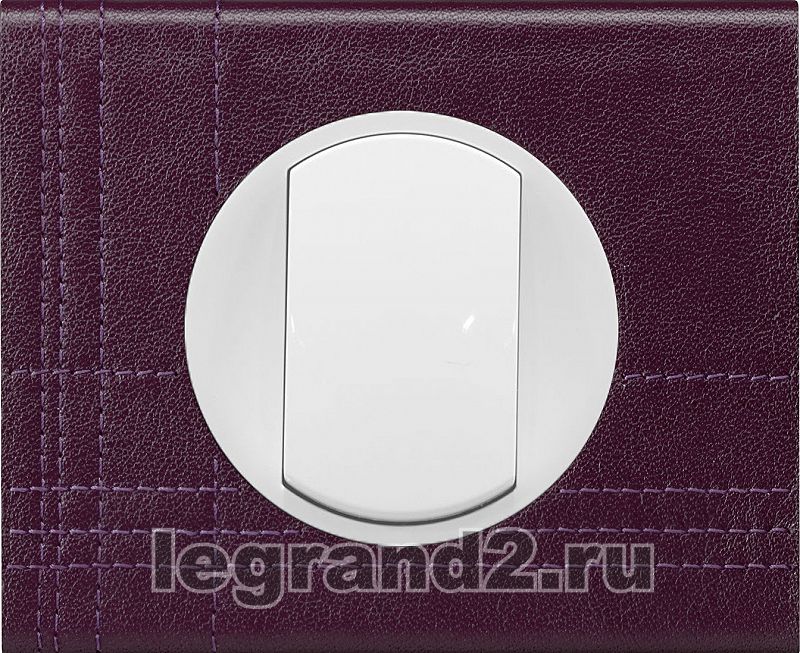 Рамки Legrand коллекции Celiane (кожа пурпур)