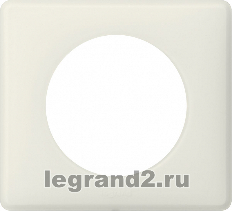 Рамка одноместная Legrand Celiane (белая перкаль) Рамка одноместная Legrand Celiane (белая перкаль)