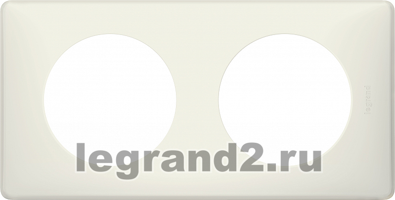 Рамка двухместная Legrand Celiane (белая перкаль) Рамка двухместная Legrand Celiane (белая перкаль)