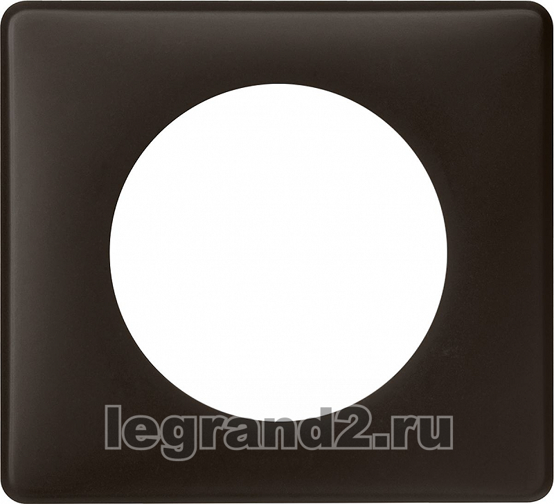 Рамка одноместная Legrand Celiane (черная перкаль) Рамка одноместная Legrand Celiane (черная перкаль)