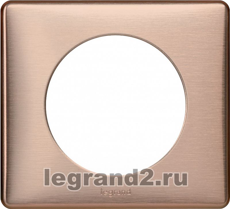 Рамка одноместная Legrand Celiane (медь) Рамка одноместная Legrand Celiane (медь)