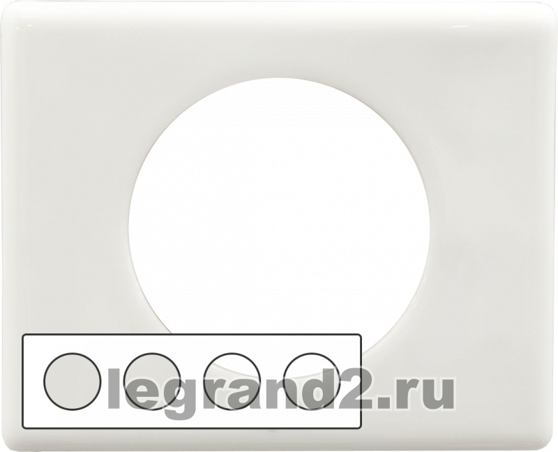 Рамка четырехместная Legrand Celiane (фарфор) Рамка четырехместная Legrand Celiane (фарфор)