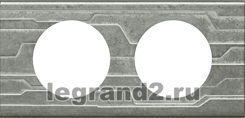 Рамка двухместная Legrand Celiane (техно) Рамка двухместная Legrand Celiane (техно)