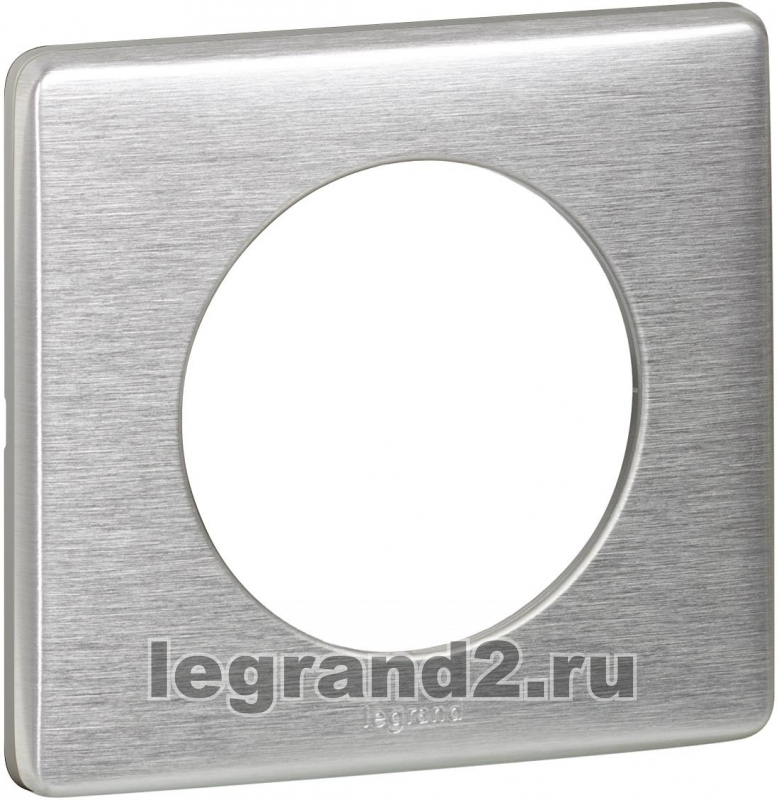 Рамка одноместная Legrand Celiane (алюминий) Рамка одноместная Legrand Celiane (алюминий)