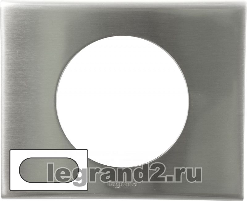 Рамка 4/5 модулей Legrand Celiane (фактурная сталь) Рамка 4/5 модулей Legrand Celiane (фактурная сталь)