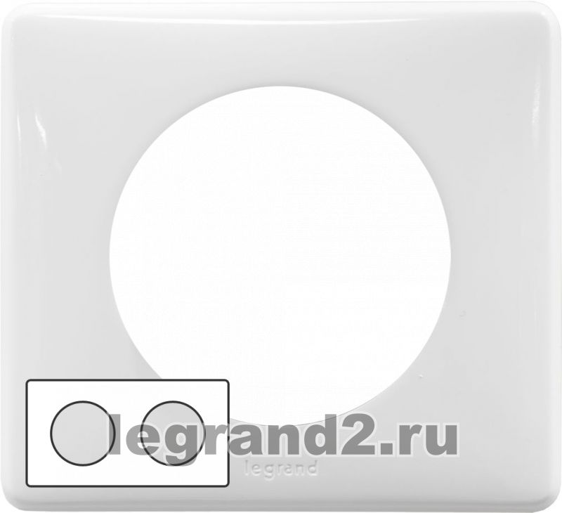 Рамка двухместная Legrand Celiane (белая) Рамка двухместная Legrand Celiane (белая)