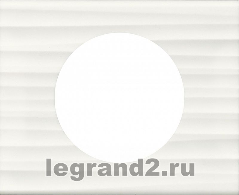 Рамка одноместная Legrand Celiane (белый рельеф)