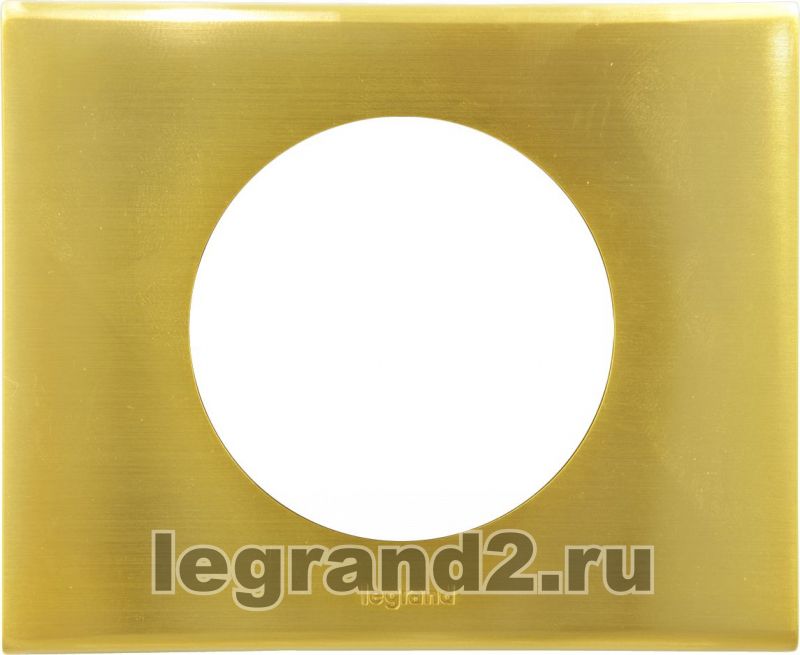 Рамка одноместная Legrand Celiane (золото) Рамка одноместная Legrand Celiane (золото)