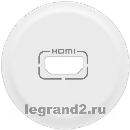 Лицевая панель Celiane для розетки аудио/видео HDMI, белая