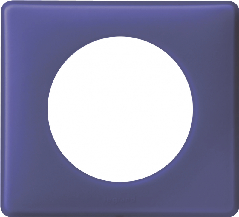 Рамка одноместная Legrand Celiane (Фиолетовая перкаль)