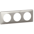 Рамка Legrand Celiane трёхпостовая — цвет титан Рамка Legrand Celiane трёхпостовая — цвет титан