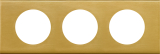 Рамка трёхместная Legrand Celiane (золото)