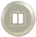Лицевая панель USB розетки Celiane (титан)
