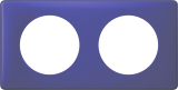 Рамка двухместная Legrand Celiane (Фиолетовая перкаль)