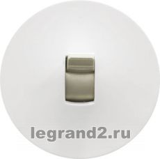 Лицевая панель Celiane для выключателя с рычажком, белая Лицевая панель Celiane для выключателя с рычажком, белая