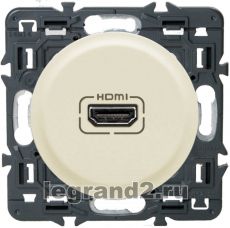 Розетка аудио/видео HDMI Legrand Celiane (слоновая кость) Розетка аудио/видео HDMI Legrand Celiane (слоновая кость)