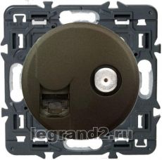 Розетка комбинированная: компьютерная RJ45 + ТВ тип Розетка комбинированная: компьютерная RJ45 + ТВ тип